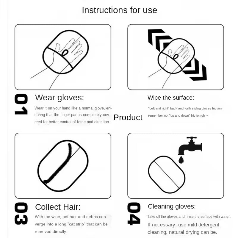 Formelle FurSweep™ Hair Removal Glove